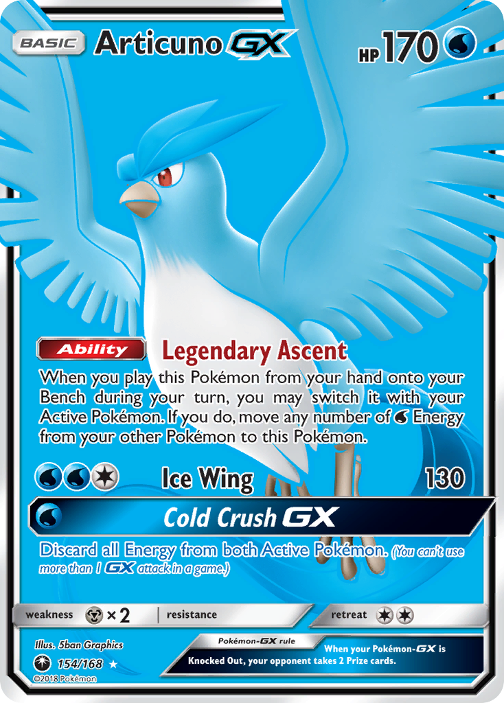 Articuno GX (154/168) [Sun & Moon: Celestial Storm] | Odin's Place