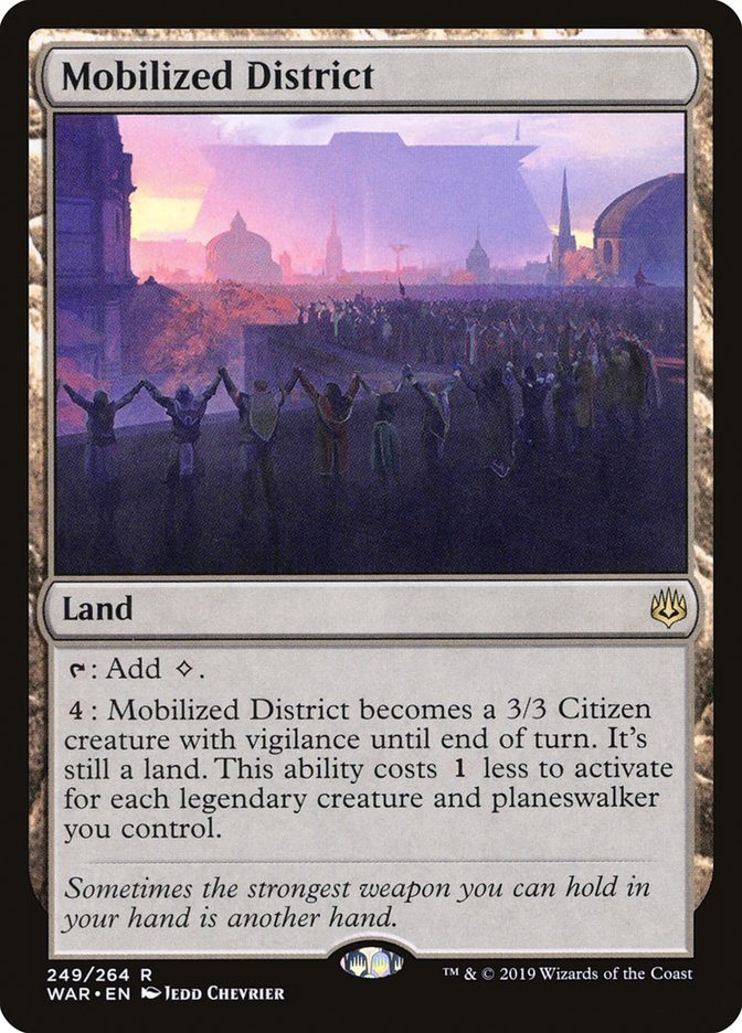 Mobilized District (249) [War of the Spark] | Odin's Place
