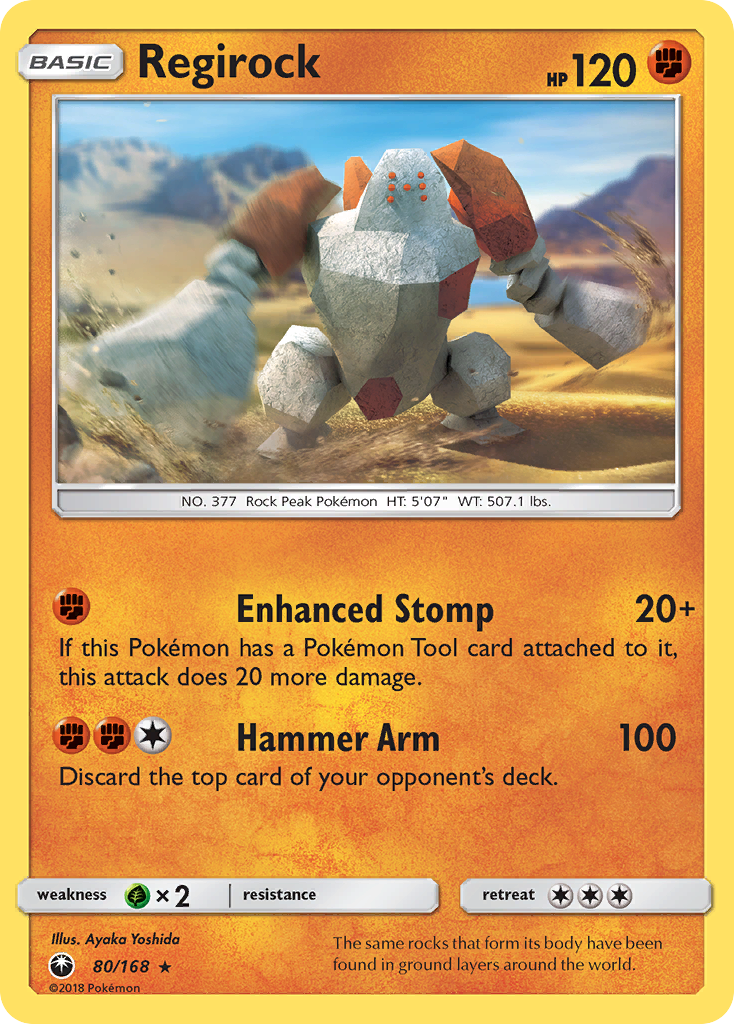 Regirock (80/168) [Sun & Moon: Celestial Storm] | Odin's Place