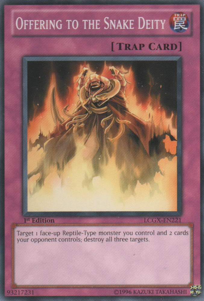 Offering to the Snake Deity [LCGX-EN221] Common | Odin's Place