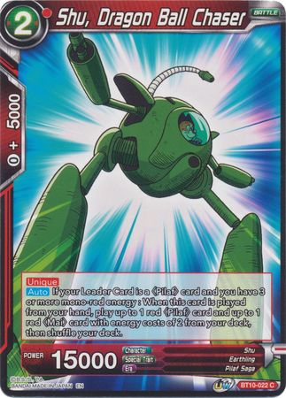 Shu, Dragon Ball Chaser (BT10-022) [Rise of the Unison Warrior 2nd Edition] | Odin's Place