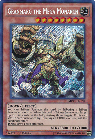 Granmarg the Mega Monarch [MP14-EN158] Secret Rare | Odin's Place