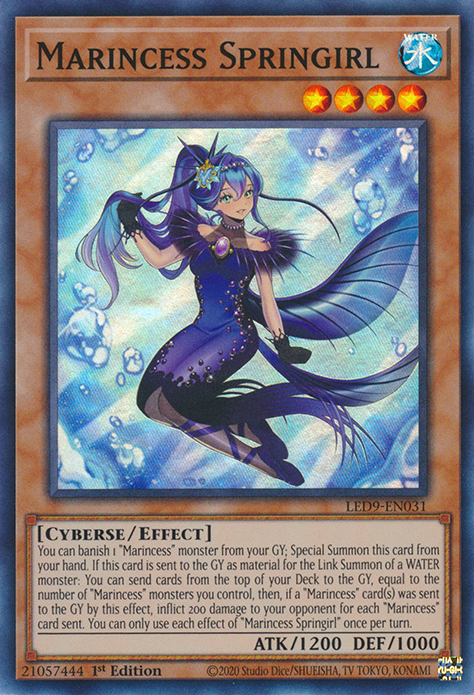 Marincess Springirl [LED9-EN031] Super Rare | Odin's Place