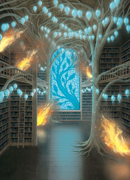 Fire in the Library | Odin's Place