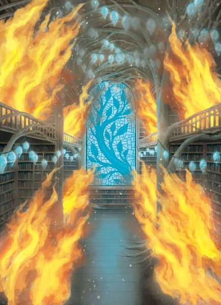 Fire in the Library | Odin's Place