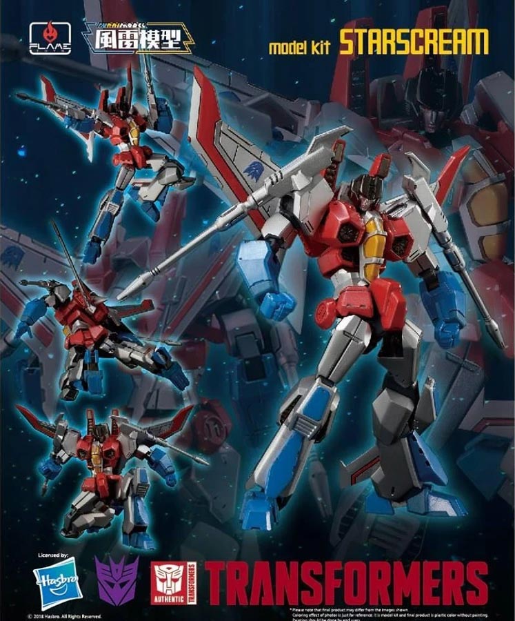 Flame Toys Starscream Plastic Model | Odin's Place