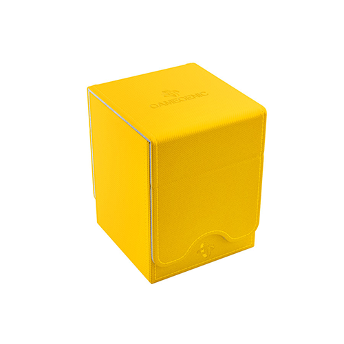 Gamegenic Squire 100+ Card Convertible Deck Box: Yellow | Odin's Place