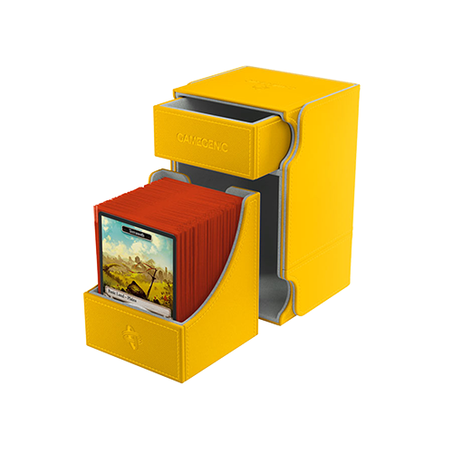 Gamegenic Watchtower 100+ Card Convertible Deck Box: Yellow | Odin's Place