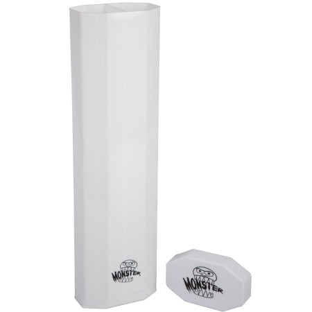 Monster Prism Dual Playmat Tube - Opaque White with White Cap | Odin's Place