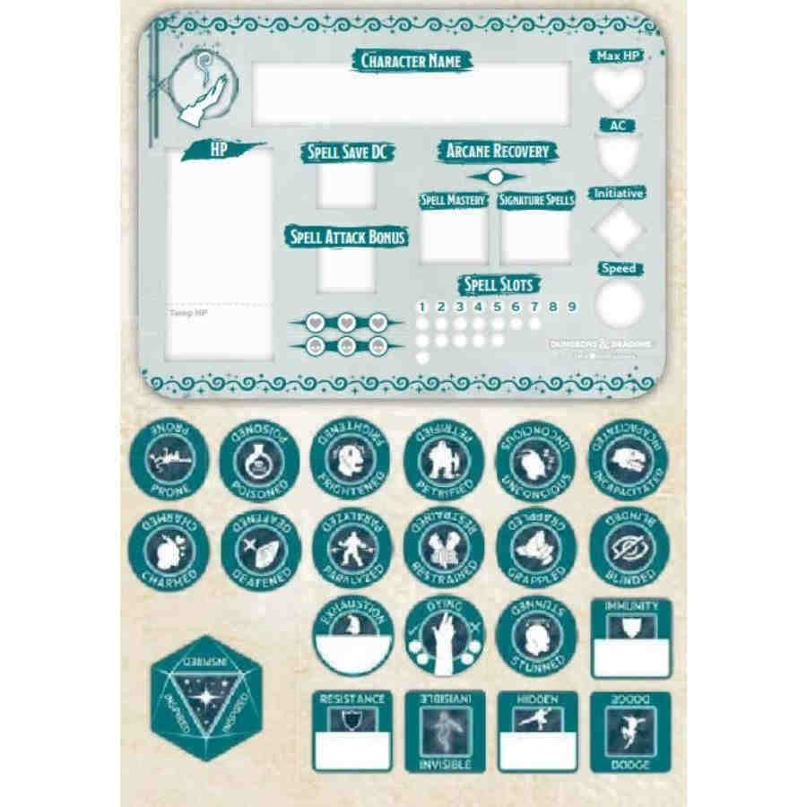Dungeons and Dragons Wizard Token Set | Odin's Place