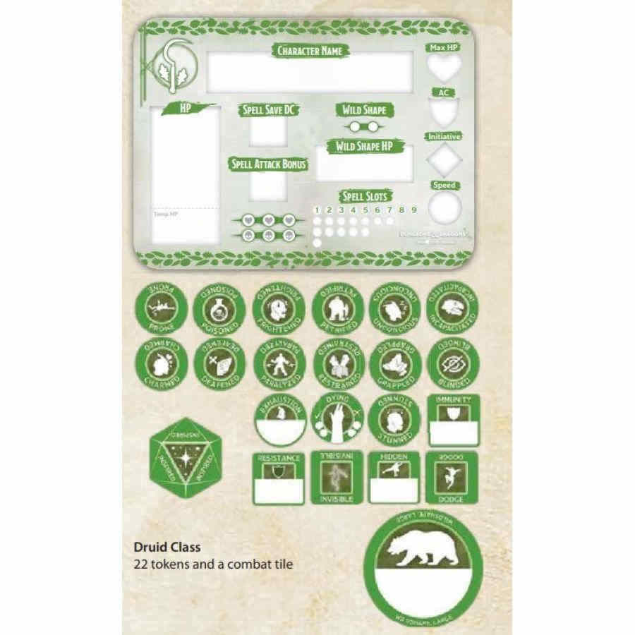 Dungeons and Dragons Druid Token Set | Odin's Place