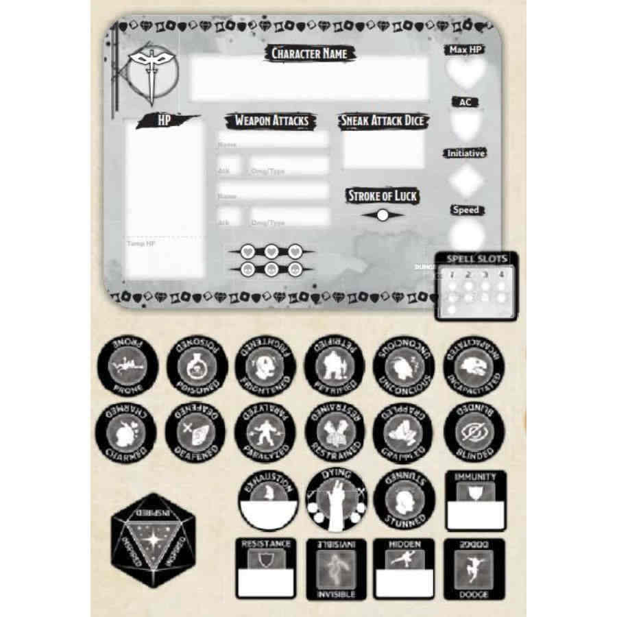 Dungeons and Dragons Rogue Token Set | Odin's Place