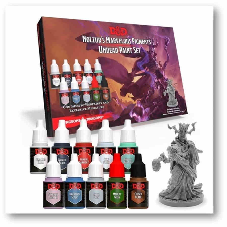 Wizkids Dungeons & Dragons Nolzur`s Marvelous Pigments: Undead Paint Set | Odin's Place