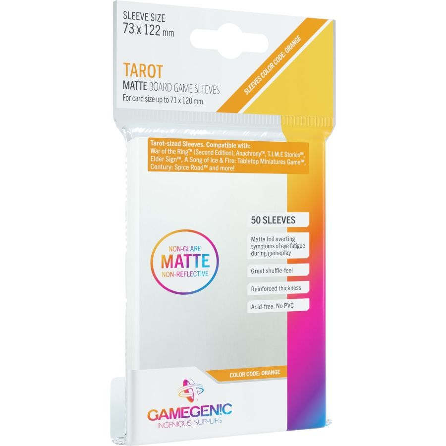 Gamegenic Matte Sleeves Tarot-Sized | Odin's Place