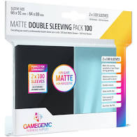 Gamegenic Matte Double Sleeving Pack 100ct | Odin's Place