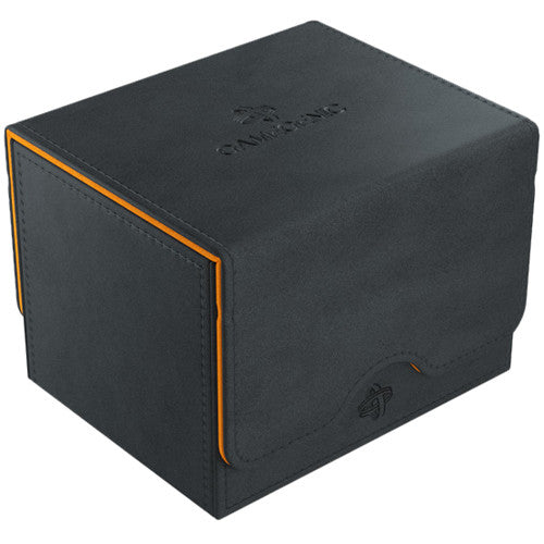Gamegenic Sidekick 100+ XL Deck Box Black and Orange 2021 Special Edition | Odin's Place