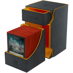 Gamegenic Watchtower 100+ XL Deck Box Black with Orange | Odin's Place
