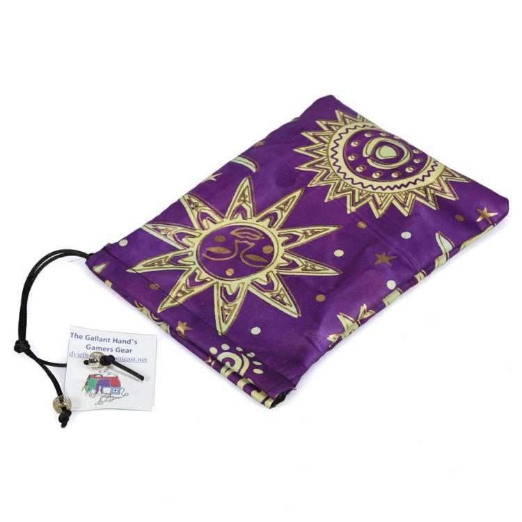 Galant Hand Gamers Gear Dice Bag: Gold Suns | Odin's Place