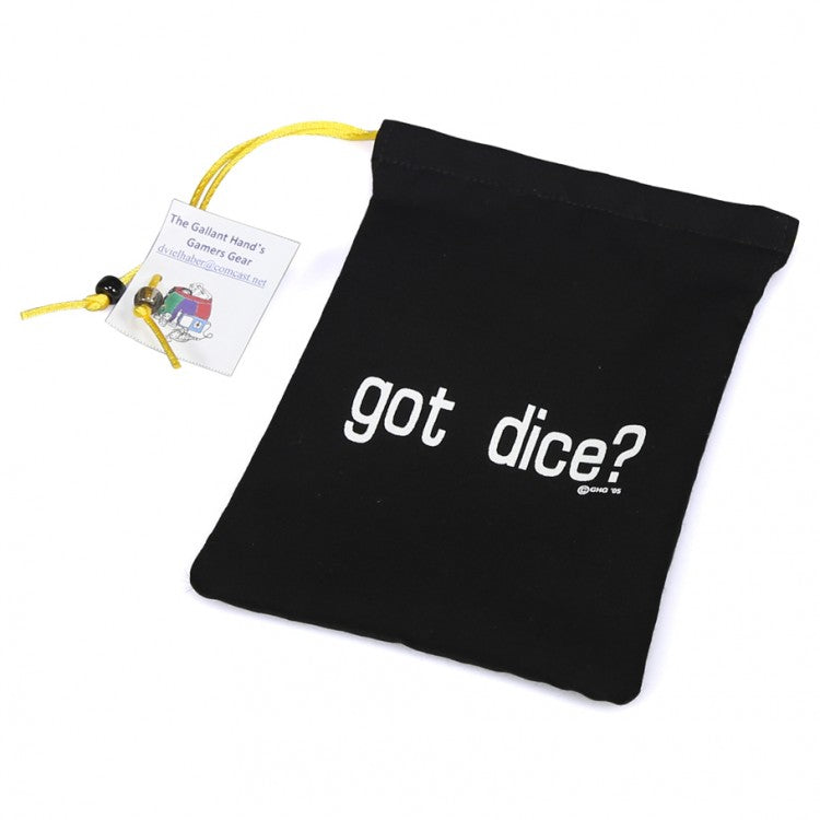 Galant Hand Gamers Gear Dice Bag: Got Dice? | Odin's Place