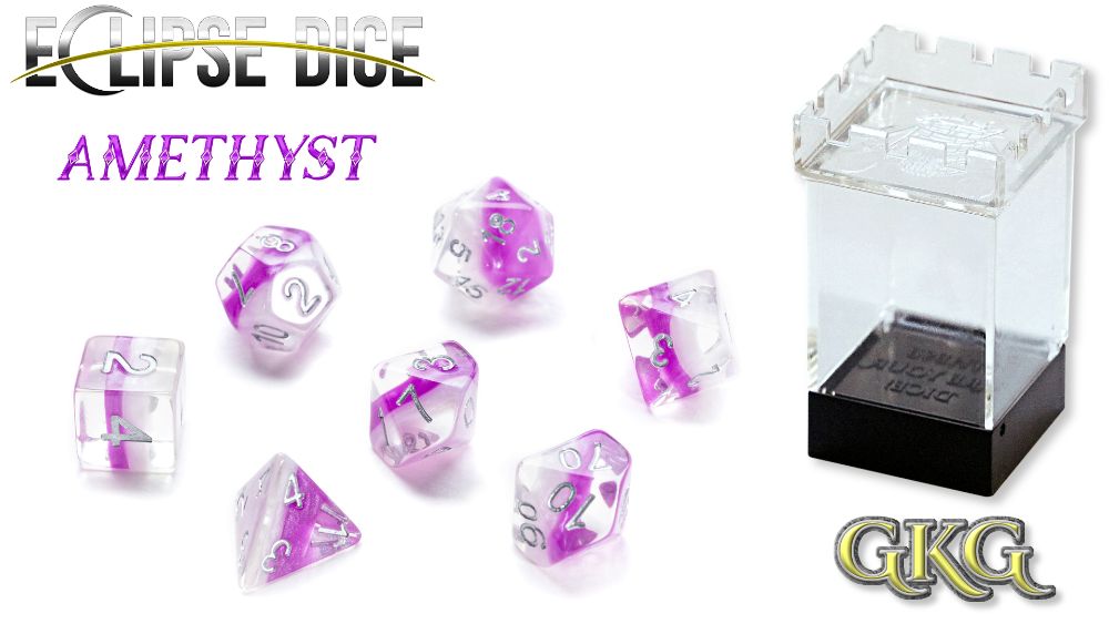 Eclipse Dice: Amethyst | Odin's Place