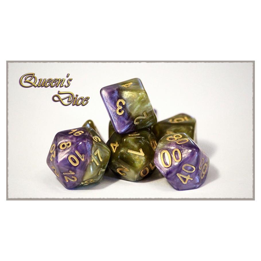 Halfies Queens Dice Poly 7 set | Odin's Place