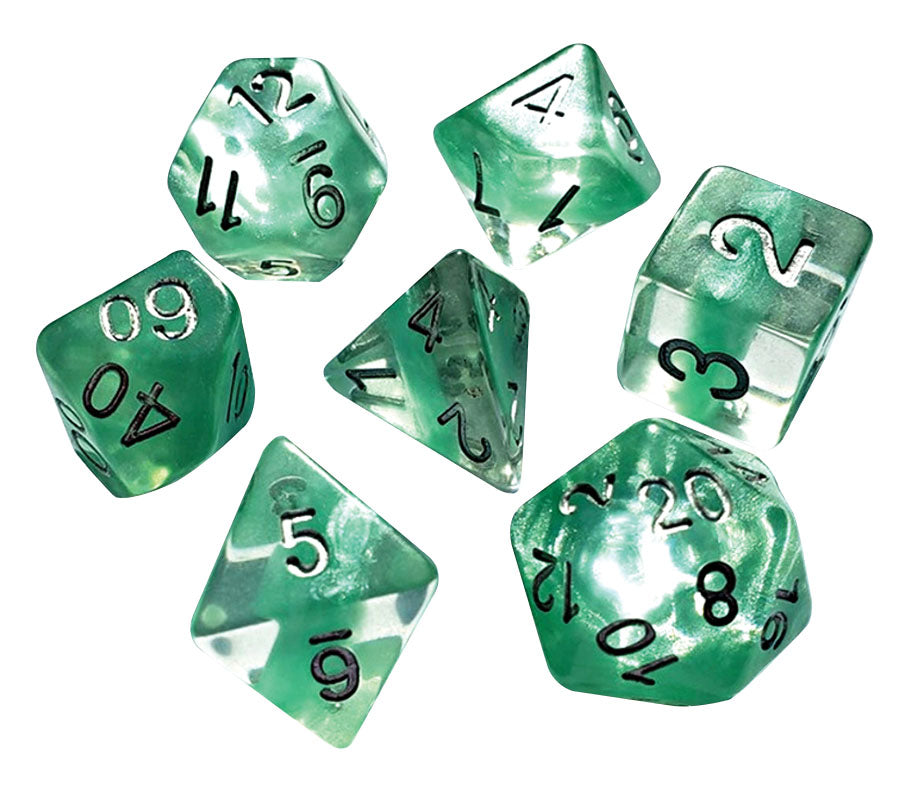Gate Keeper Games Neutron Dice: Mint Poly 7 Set | Odin's Place