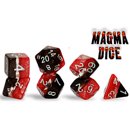 Gate Keeper Games: Supernova: Magma Dice Poly 7 Set | Odin's Place