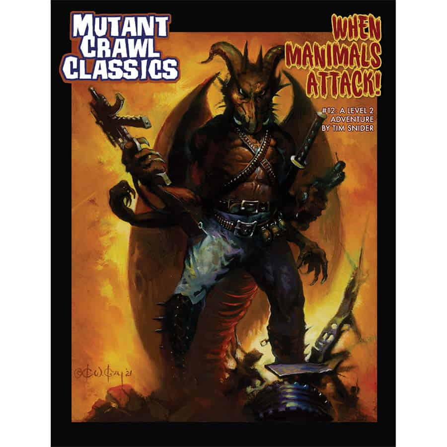 Mutant Crawl Classics 12 When Mammals Attack | Odin's Place