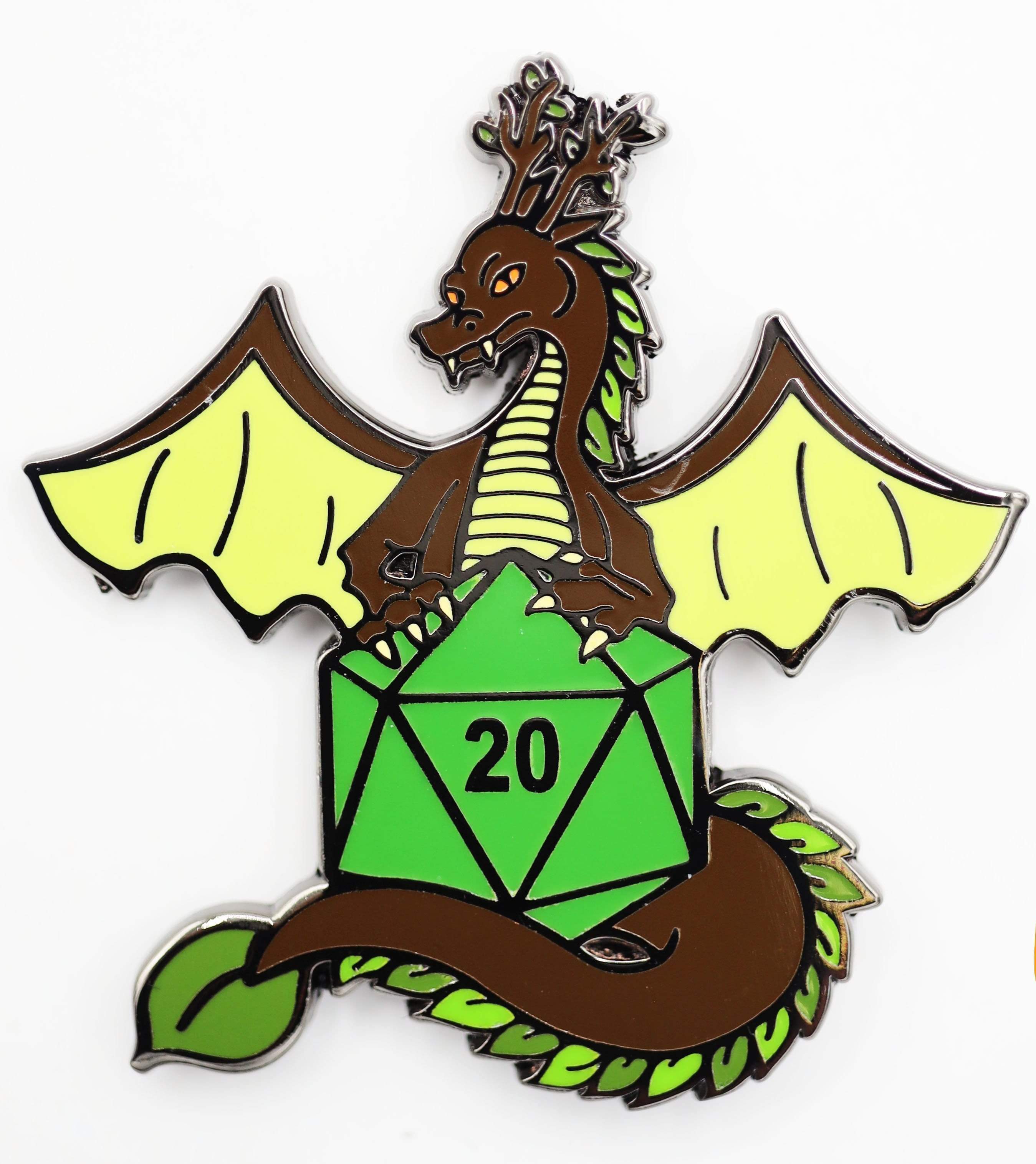Foam Brain Dice Dragons Pin: Earth | Odin's Place