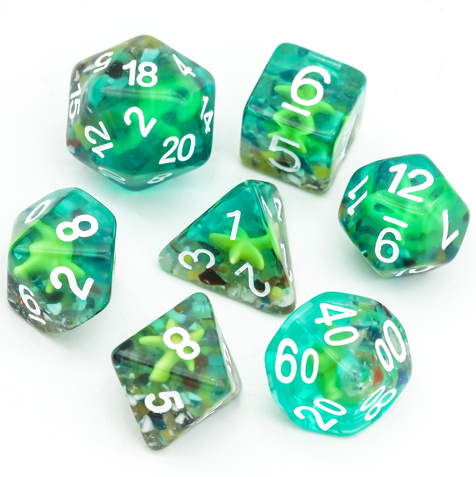 Foam Brain Starfish Tank RPG Dice Set | Odin's Place