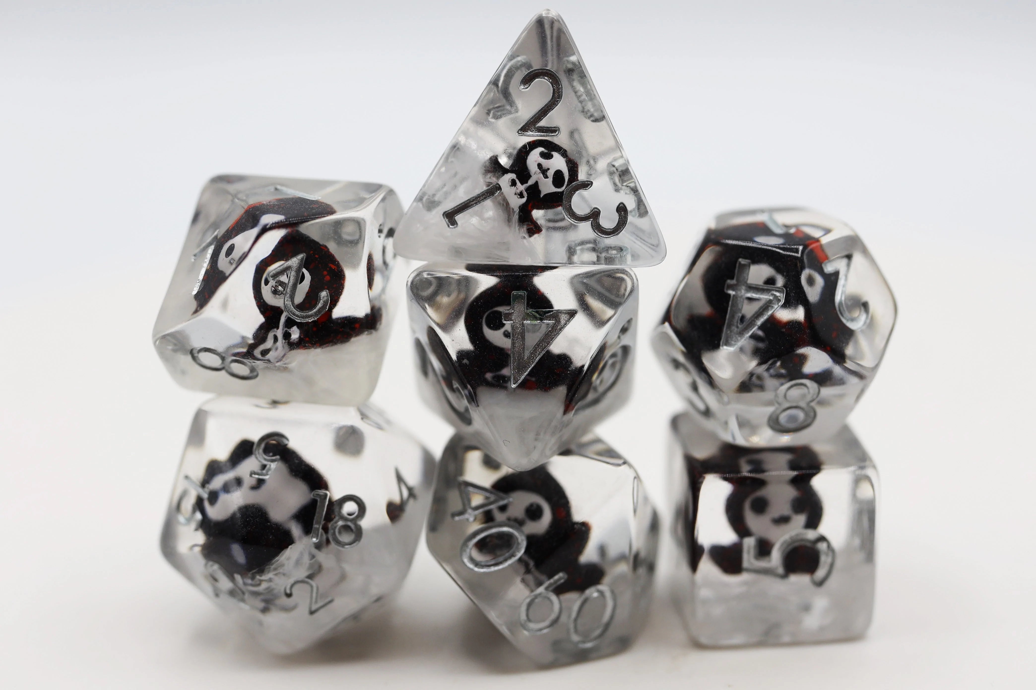 Foam Brain Grim Reaper Poly 7 Dice Set | Odin's Place