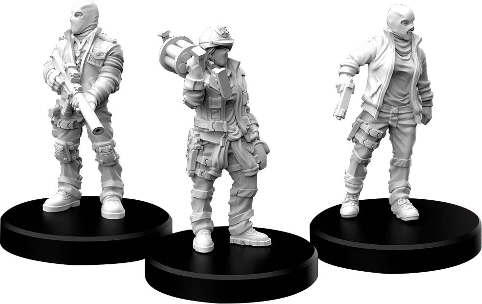 Cyberpunk Red RPG: Zoners A Lawmen - Heavies Miniatures | Odin's Place