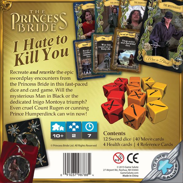 The Princess Bride: I Hate to Kill You | Odin's Place
