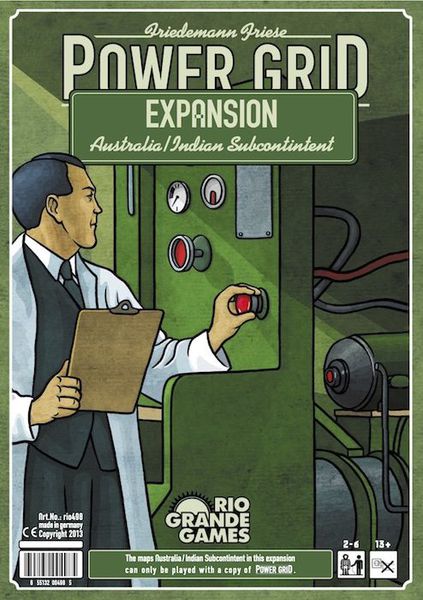 Power Grid: Australia and Infia Expansion | Odin's Place
