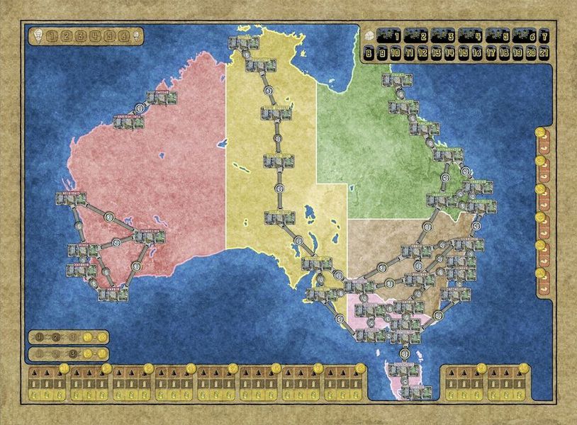 Power Grid: Australia and Infia Expansion | Odin's Place
