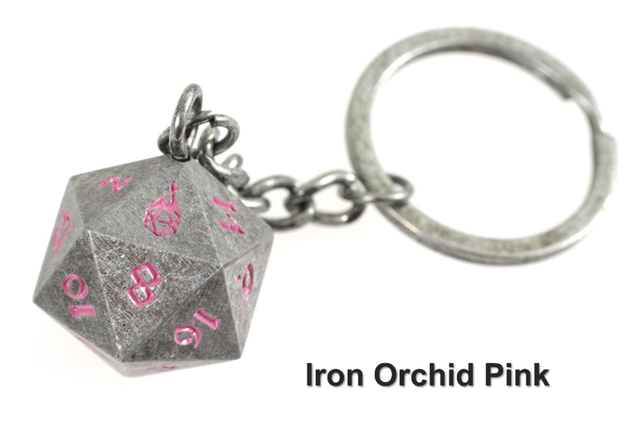 Forged Gaming Fob of Fate D20 Keychain | Odin's Place