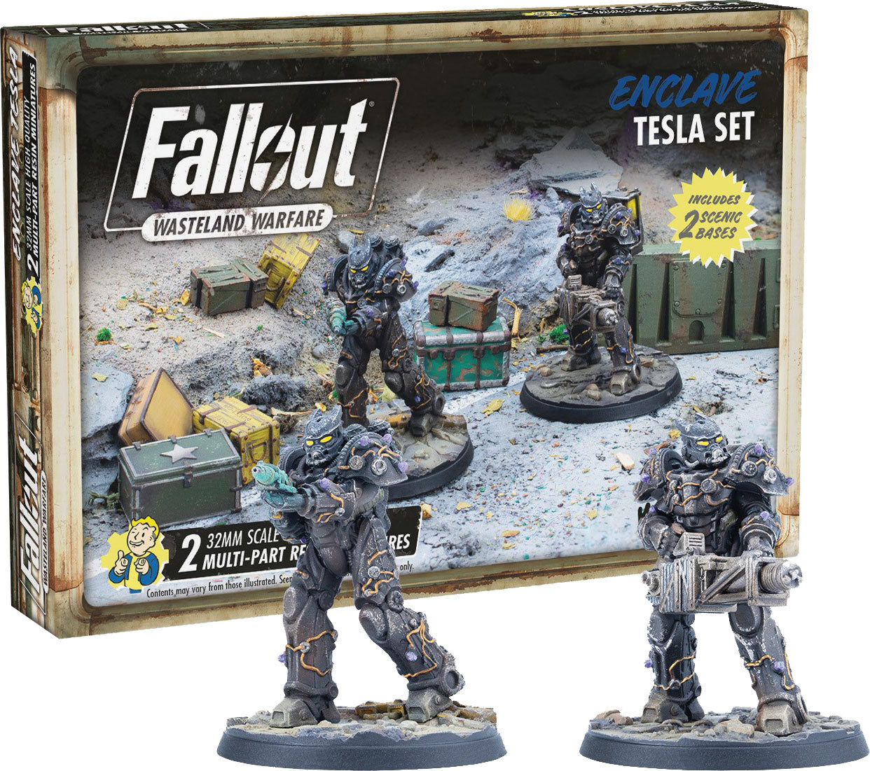 Fallout Wasteland Warfare: Enclave Tesla Set | Odin's Place