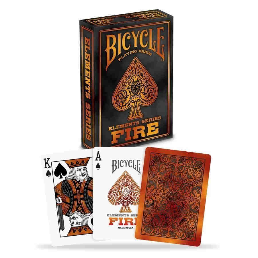 Bicycle Playing Cards: Fire | Odin's Place
