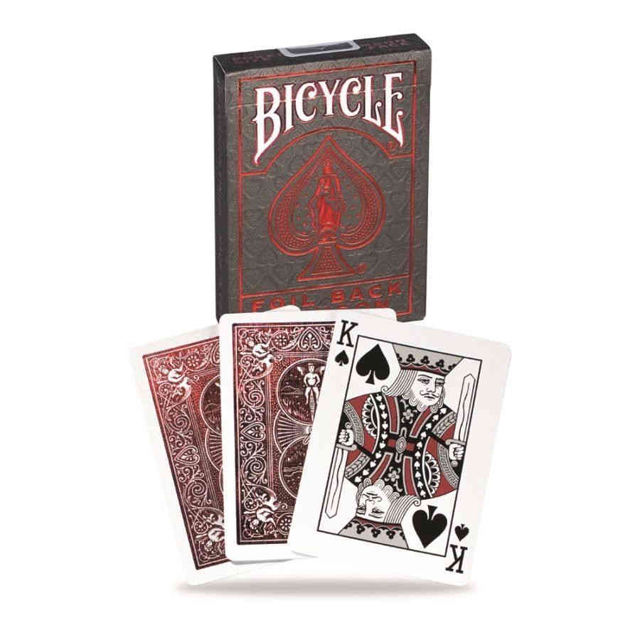 Bicycle Playing Cards: Metalluxe Red | Odin's Place