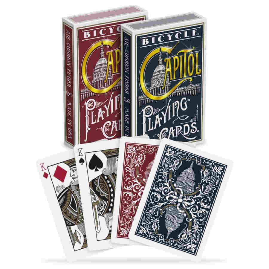 Bicycle Playing Cards: Capitol Red and Blue | Odin's Place