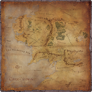Lord of the Rings: Journeys in Middle-earth Gamemat | Odin's Place
