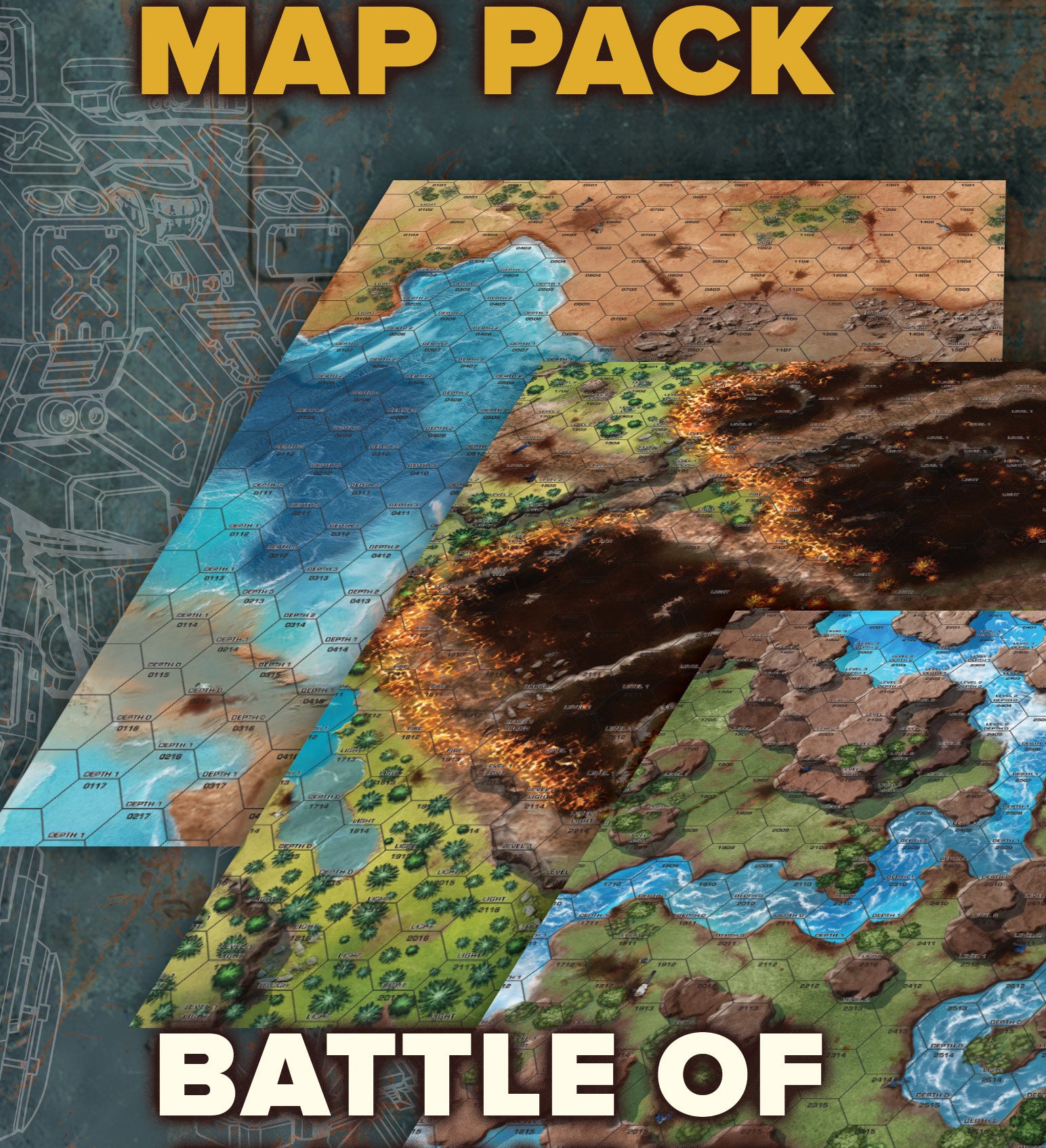 Battletech: Map Pack Battle of Tukayyid | Odin's Place