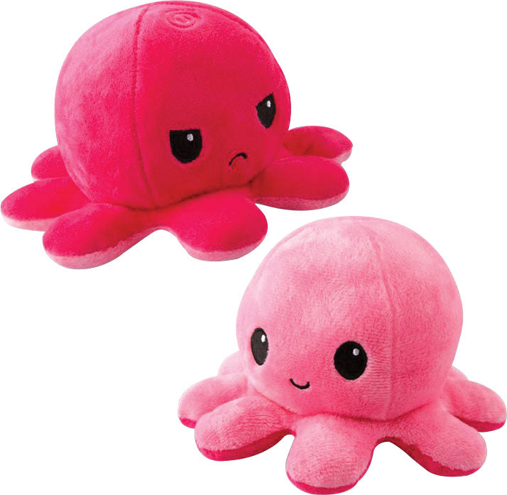 Plush Reversible Octopus: Double Pink | Odin's Place