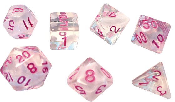 White Cloud pink poly 7 set | Odin's Place