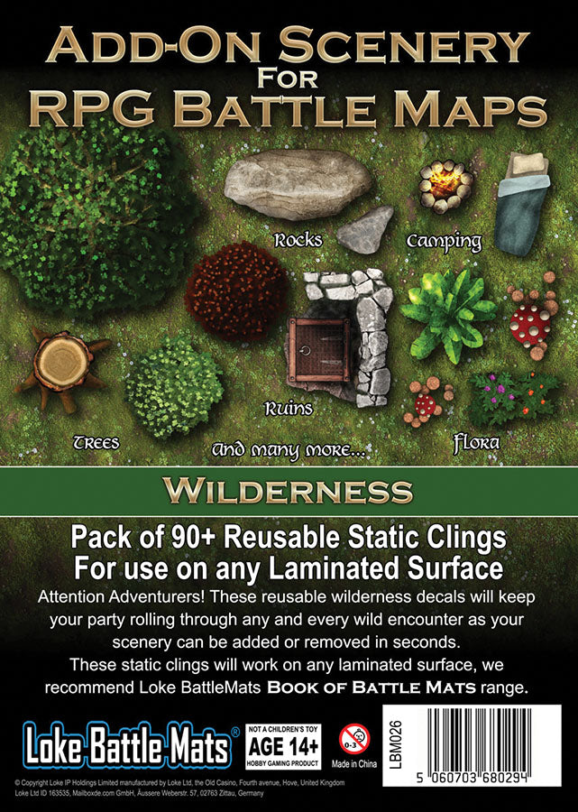 Battle Mats: Add On Scenery - Wilderness | Odin's Place
