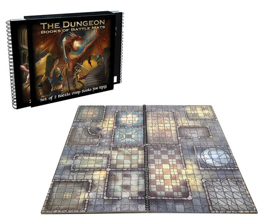 Battle Mats: Dungeon Book of Battle Mats | Odin's Place