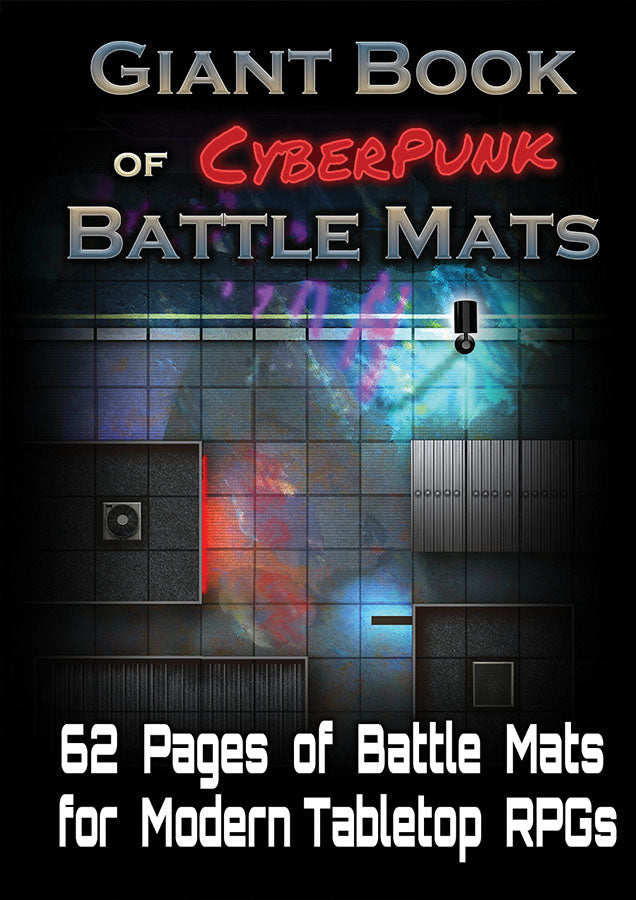 Giant Book of Cyber Punk Battle Mats | Odin's Place