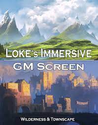 Loke's Immersive GM Screen: Wilderness & Townscape | Odin's Place