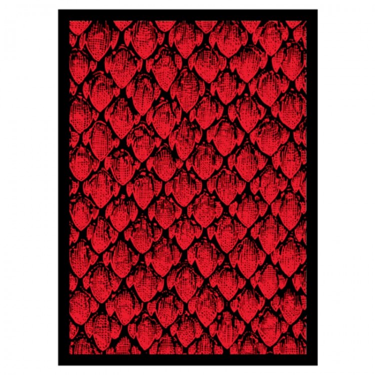 Legion Art Sleeves: Dragon Scales Red | Odin's Place