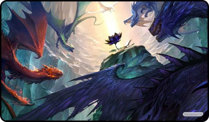 Gamer Mats Lotus Guardians Playmat - Stitched | Odin's Place